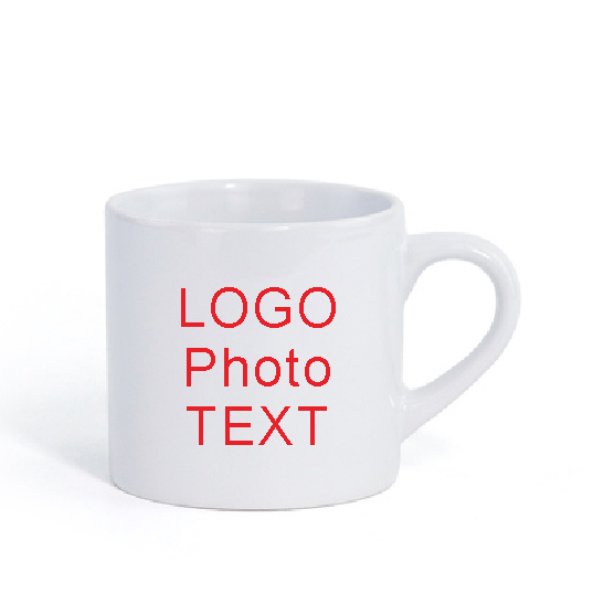 Sublimation Mug White - 175ml cangkir kopi kecil DIY LOGO