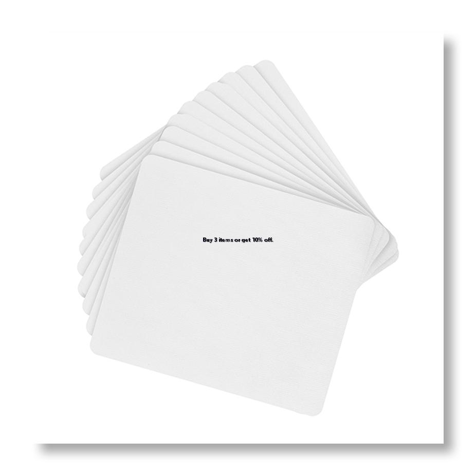 Mouse Pad Blank Sublimation - ✼ 10 buah alas mouse polos