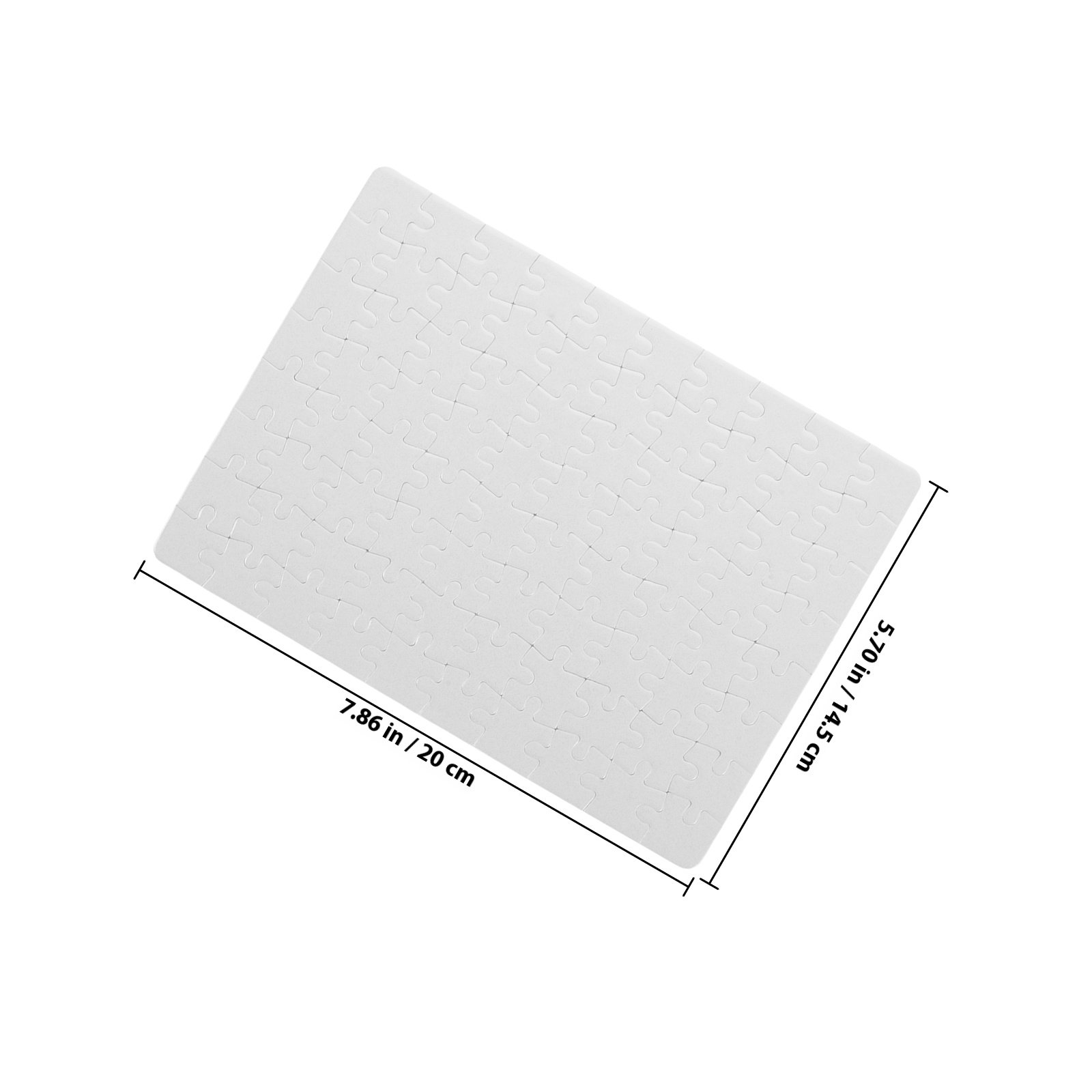 4 Lembar Puzzle Jigsaw Kosong  - Puzzle Blank White ulasan dan harga
