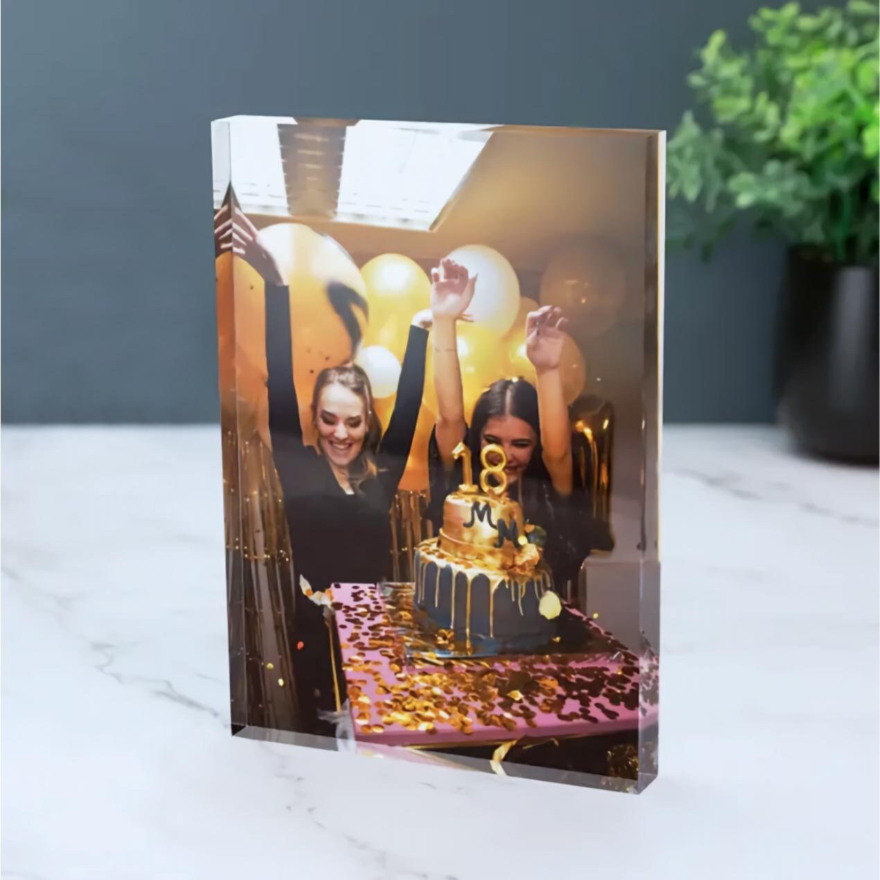1 buah Blok Foto Akrilik Kusto - Photo Acrylic Block ulasan dan harga