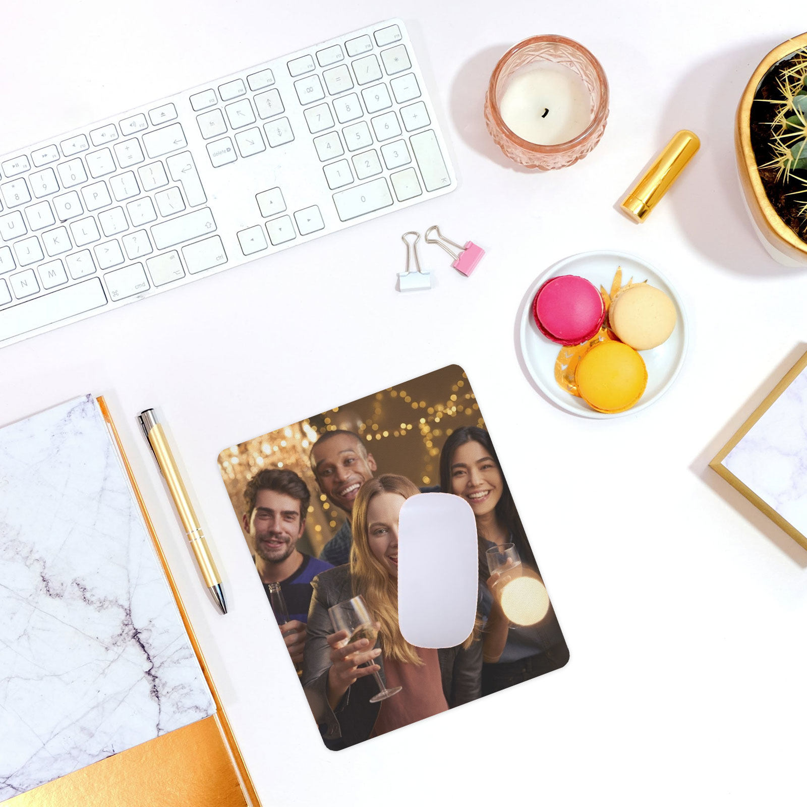 5 Buah Alas Mouse Polos untuk  - Mouse Pad Blank Sublimation ulasan dan harga