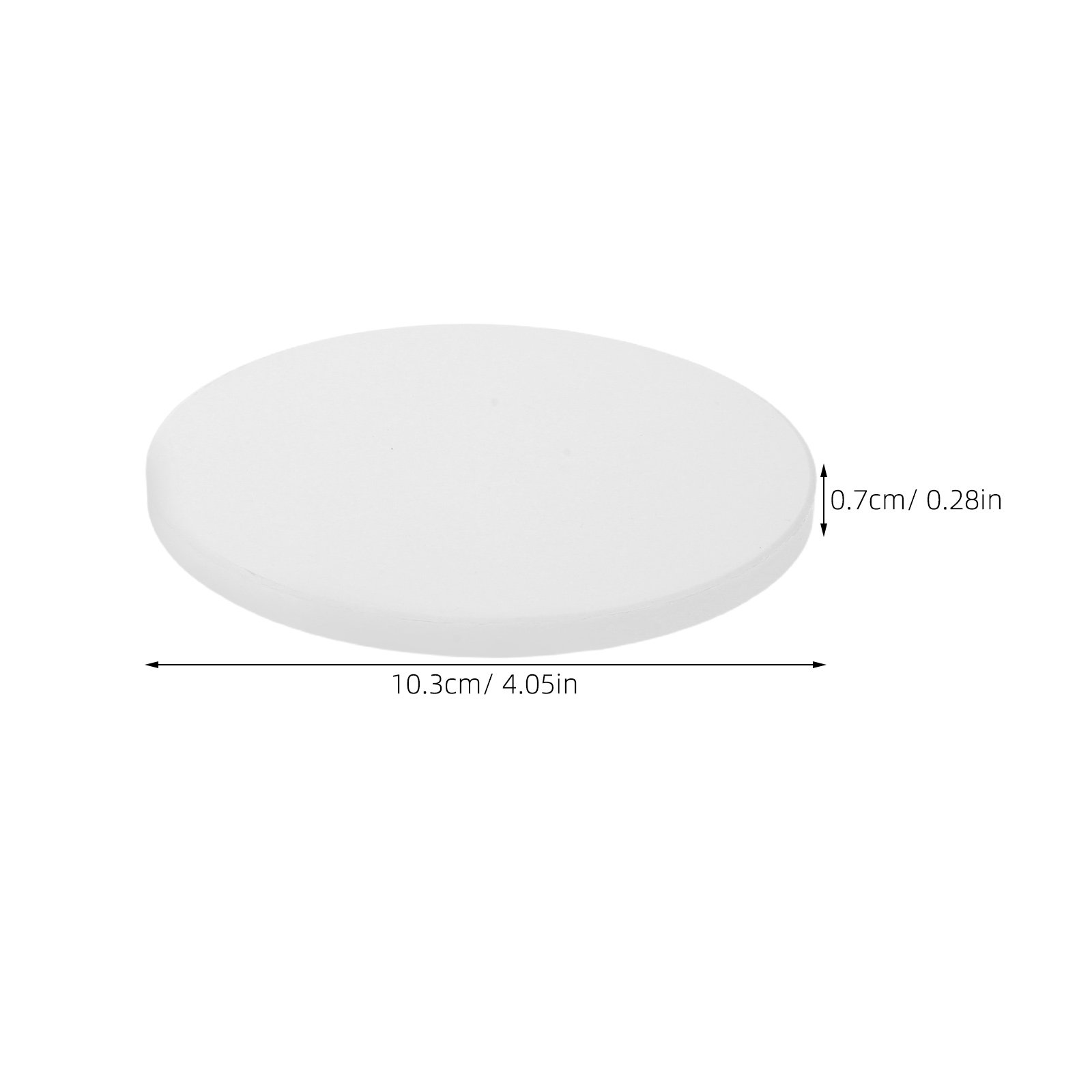 12 Buah Tatakan Gelas Keramik  - Ceramic Tile Blank ulasan dan harga