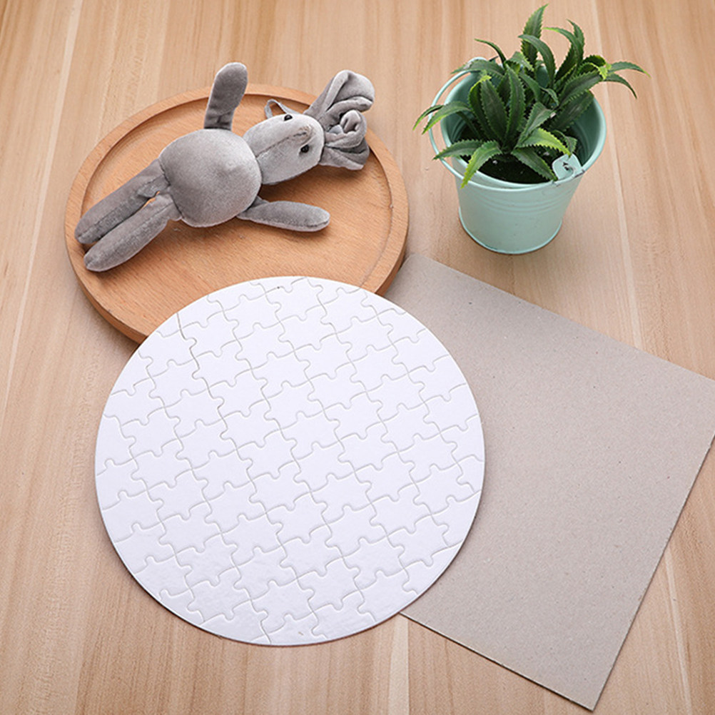 4 buah lembaran kosong untuk p - Puzzle Blank White ulasan dan harga