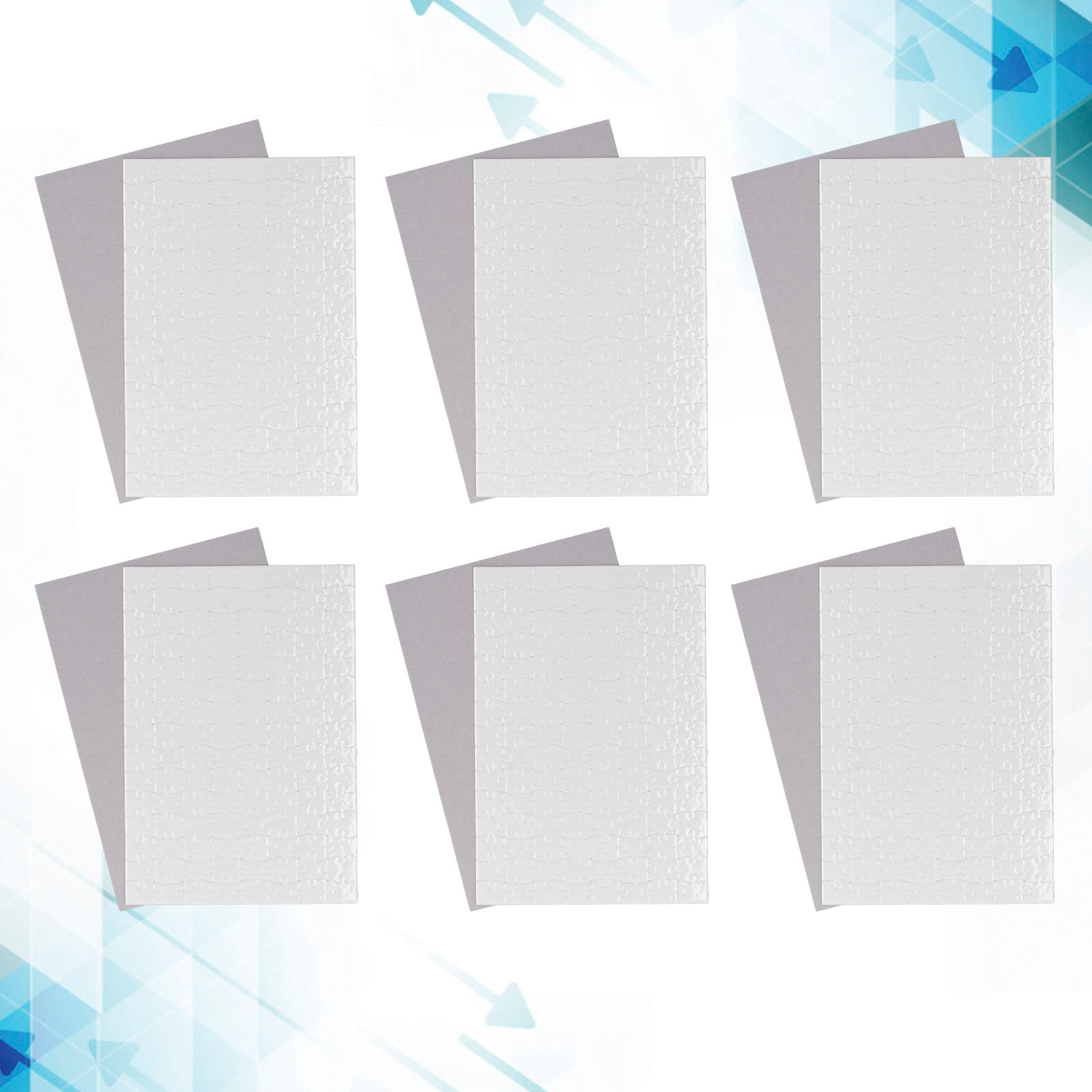 Set Puzzle Cetak 10 Set, Puzzl - Puzzle Blank White ulasan dan harga