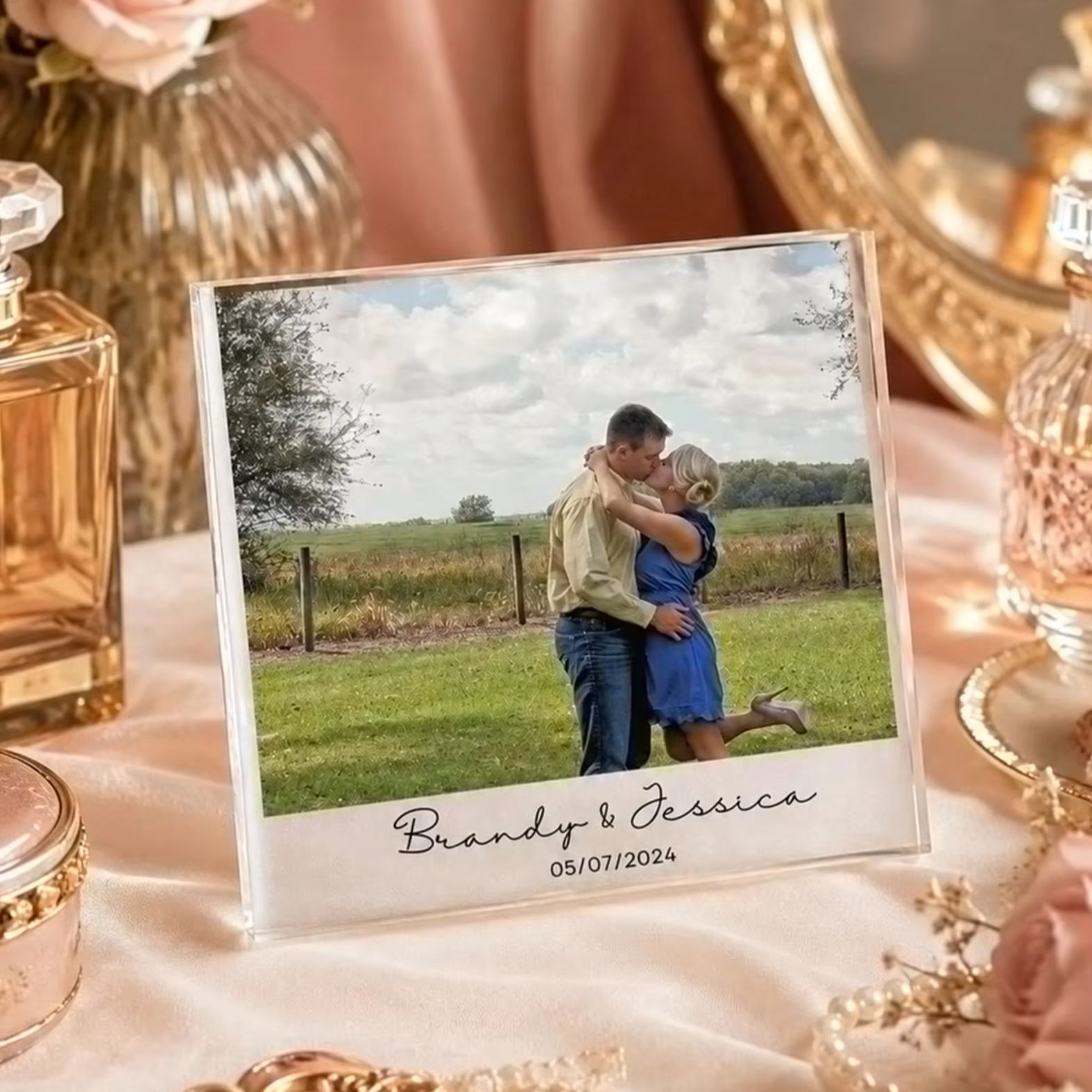 Blok Akrilik Foto & Teks Kusto - Photo Acrylic Block ulasan dan harga
