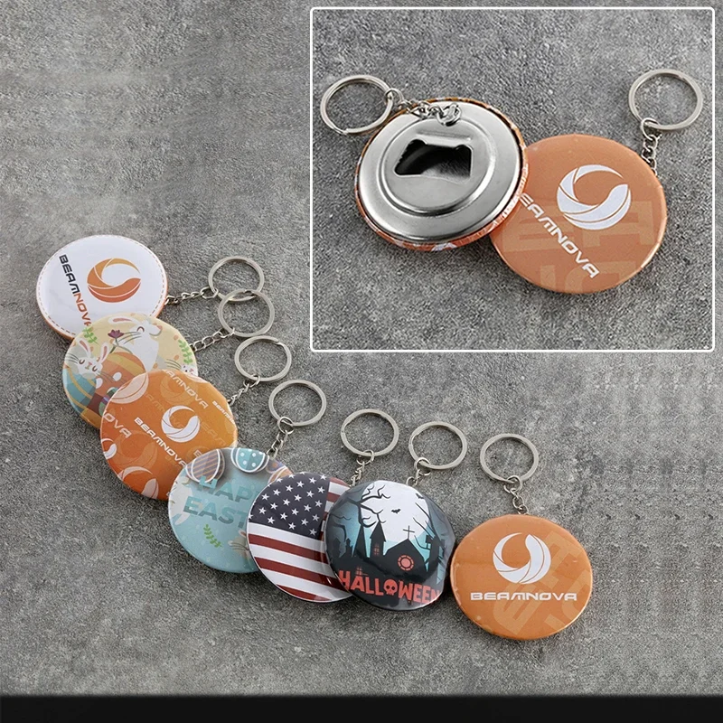 50 buah perlengkapan pembuatan - Button Badge Blank ulasan dan harga